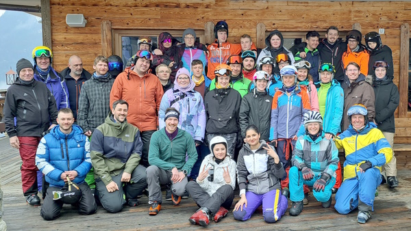 Skigruppe der BBS Alzey und BBS Worms
