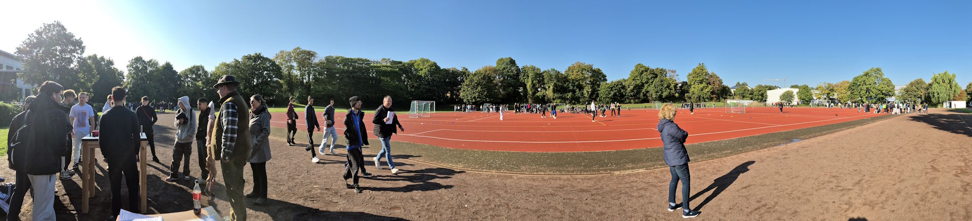 Überblick über den Sportplatz