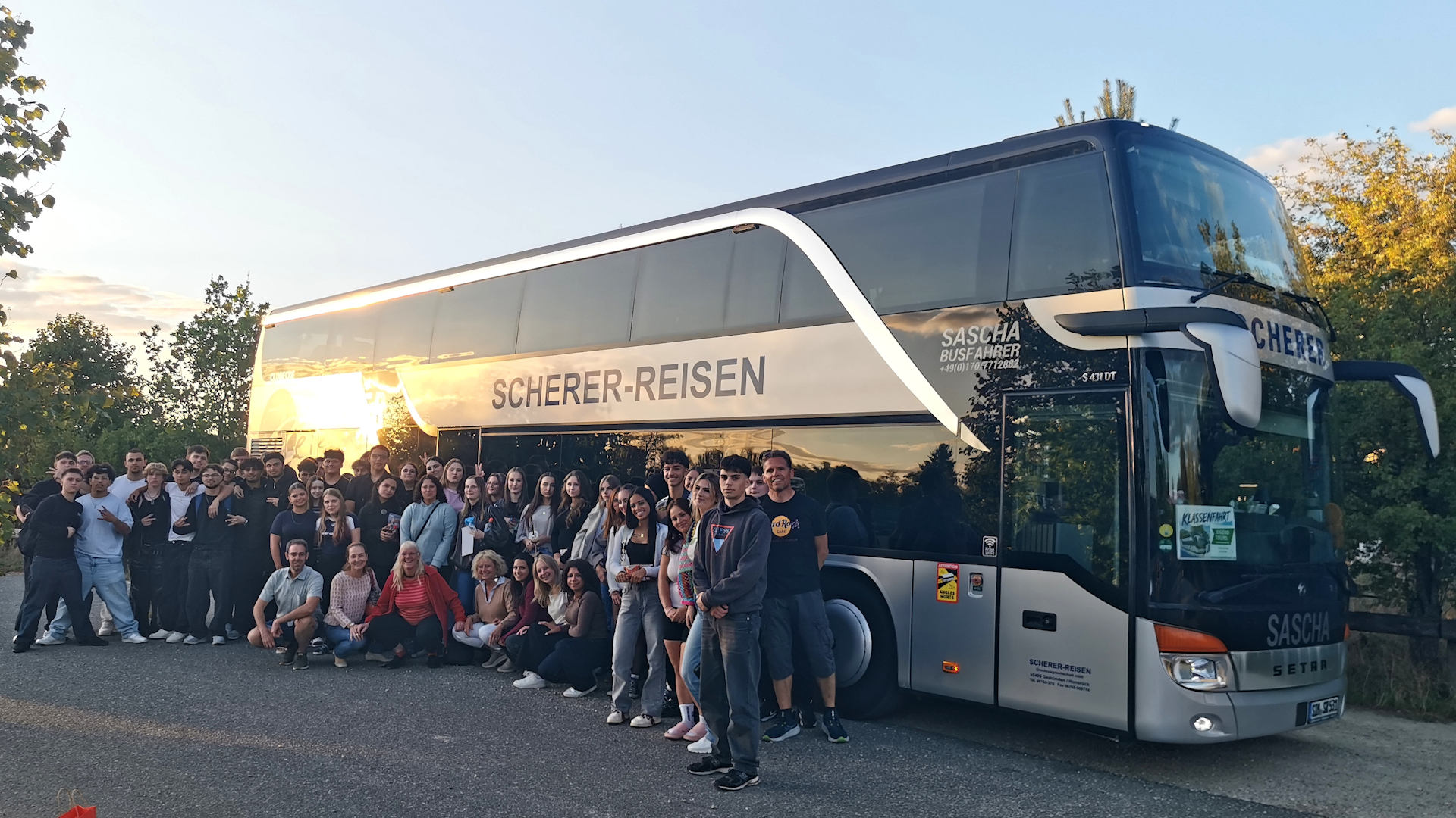 Gruppenfoto Klassenfahrt HBF-Oberstufen